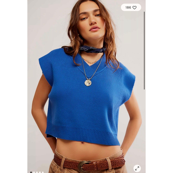 Free People Sweaters - Free People Easy Street Sweater Vest XS fits med